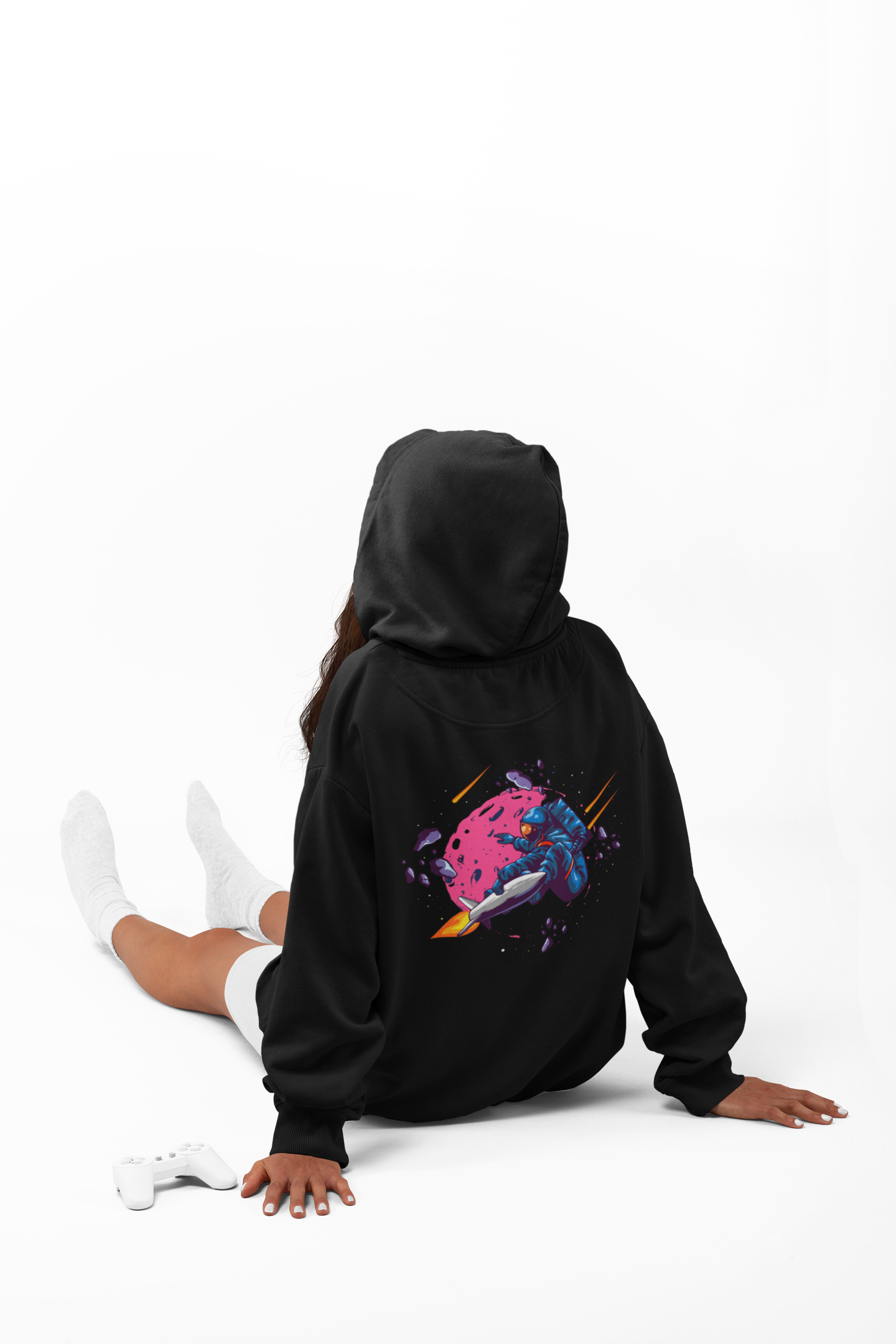 ZATYX MOON RIDER Oversized Heavyweight Hoodie
